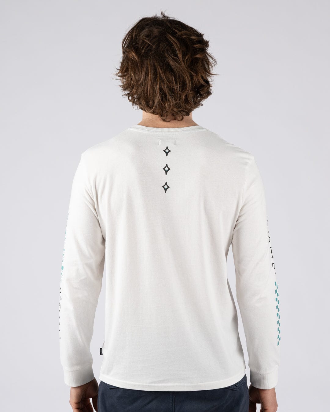 Yesterday's Youth Serpent Mens Long Sleeve T-Shirt in Cream