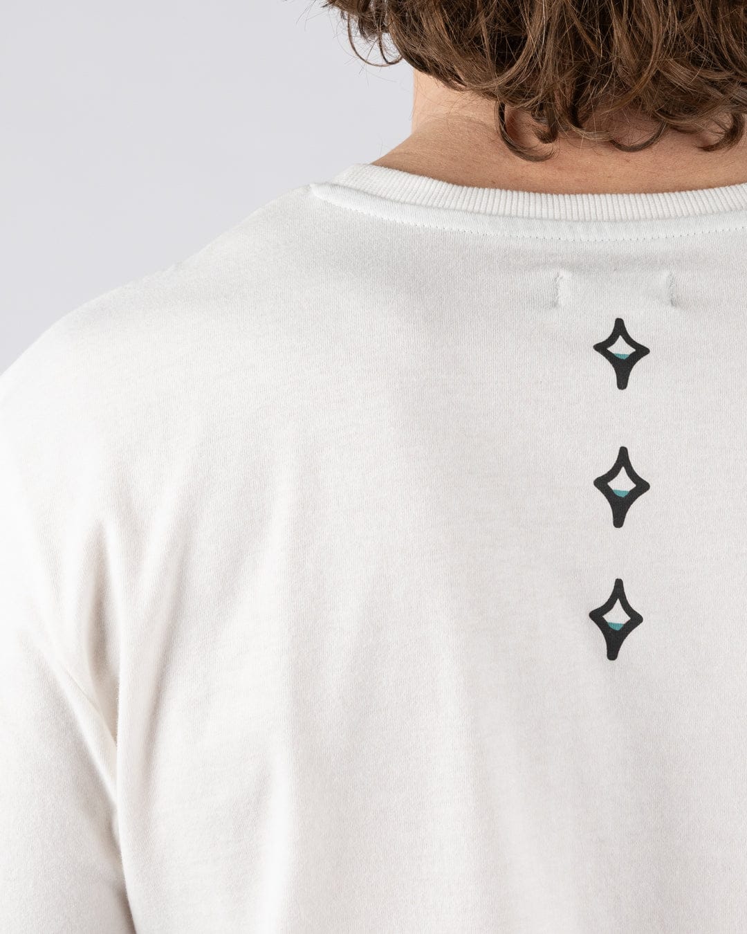 Yesterday's Youth Serpent Mens Long Sleeve T-Shirt in Cream