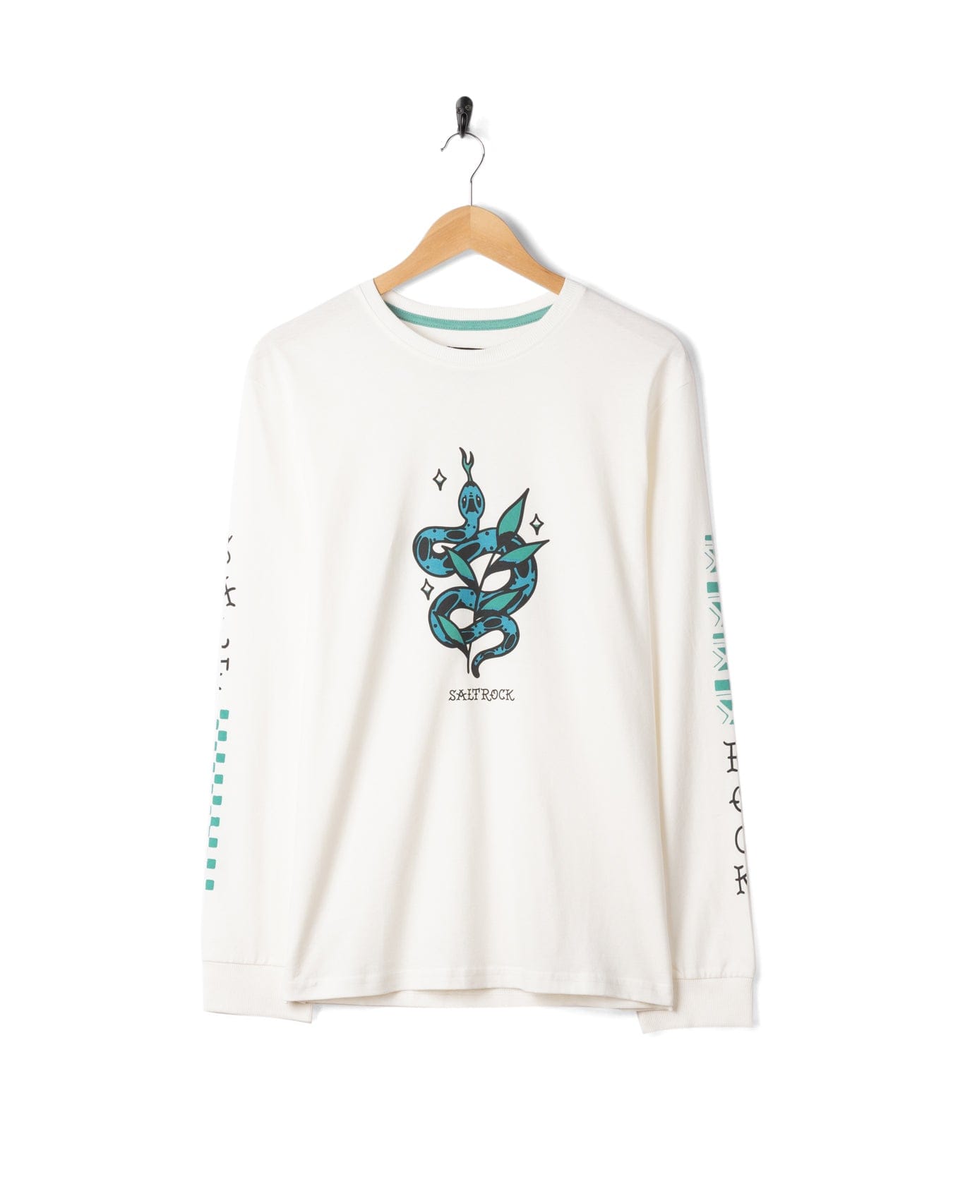 Yesterday's Youth Serpent Mens Long Sleeve T-Shirt in Cream