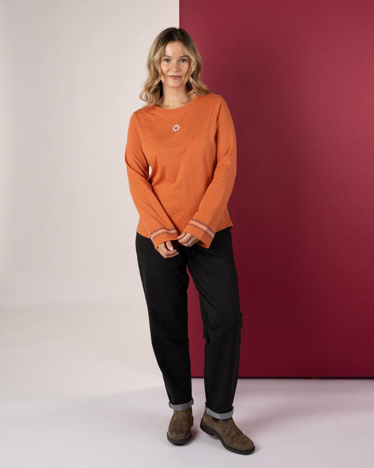 Birdie - Womens Long Sleeve T-Shirt - Orange