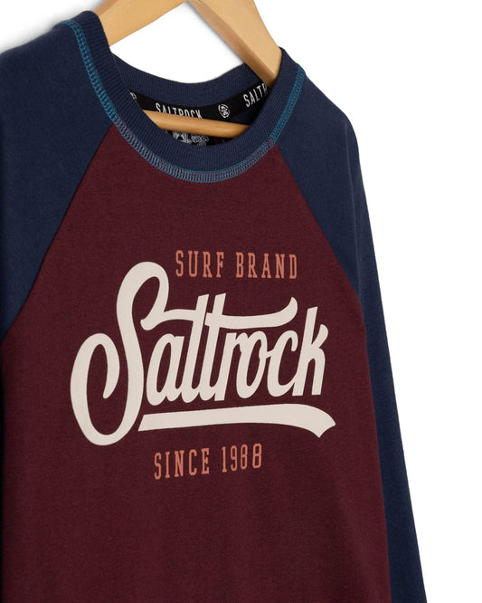 Pitcher - Kids Long Sleeve T-Shirt - Dark Purple