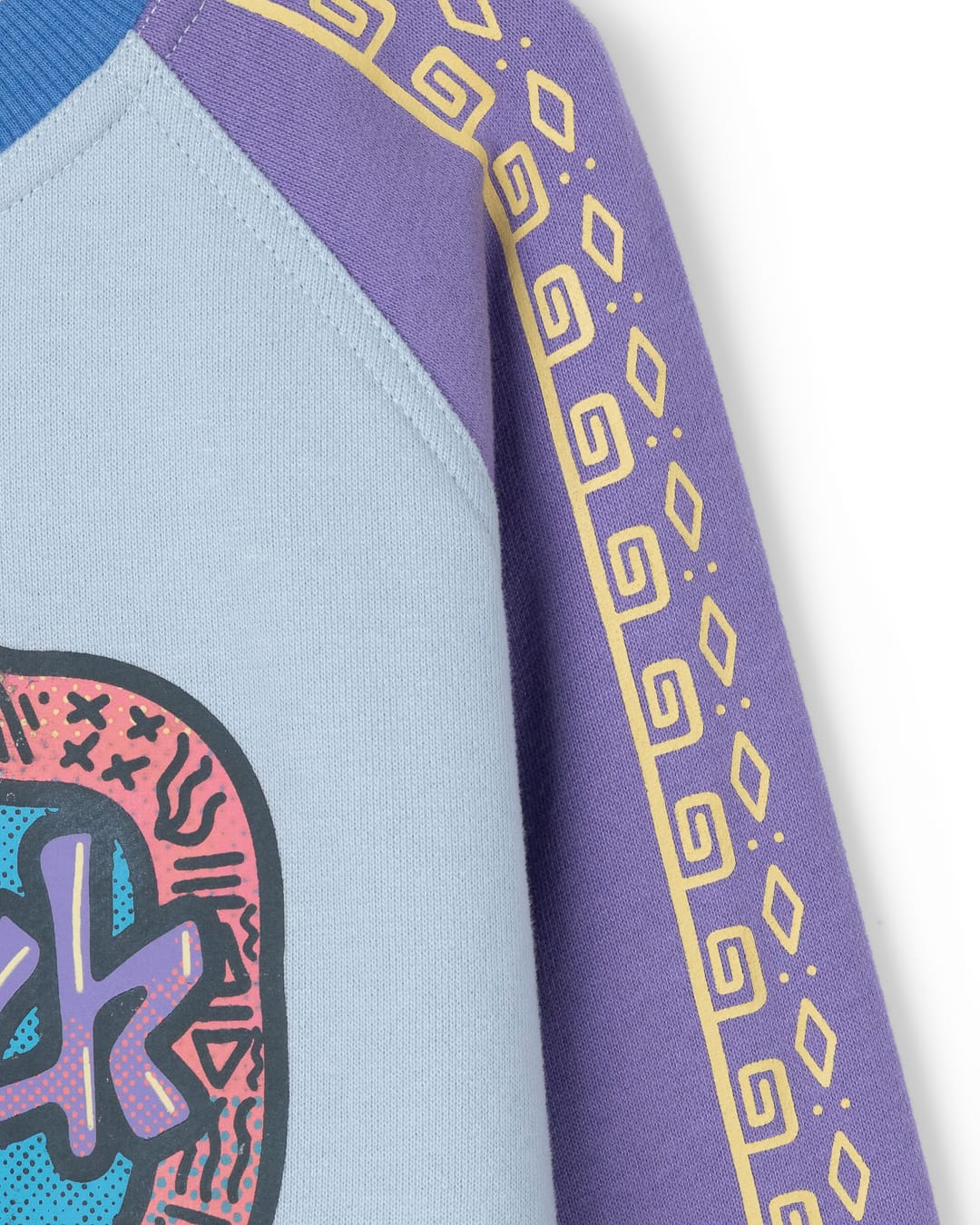 Tribe Kids Sweat Top in Light Blue