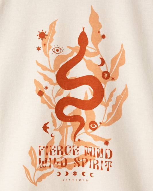 Charmer - Girls Long Sleeve T-Shirt - Cream