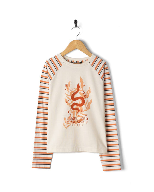Charmer - Girls Long Sleeve T-Shirt - Cream
