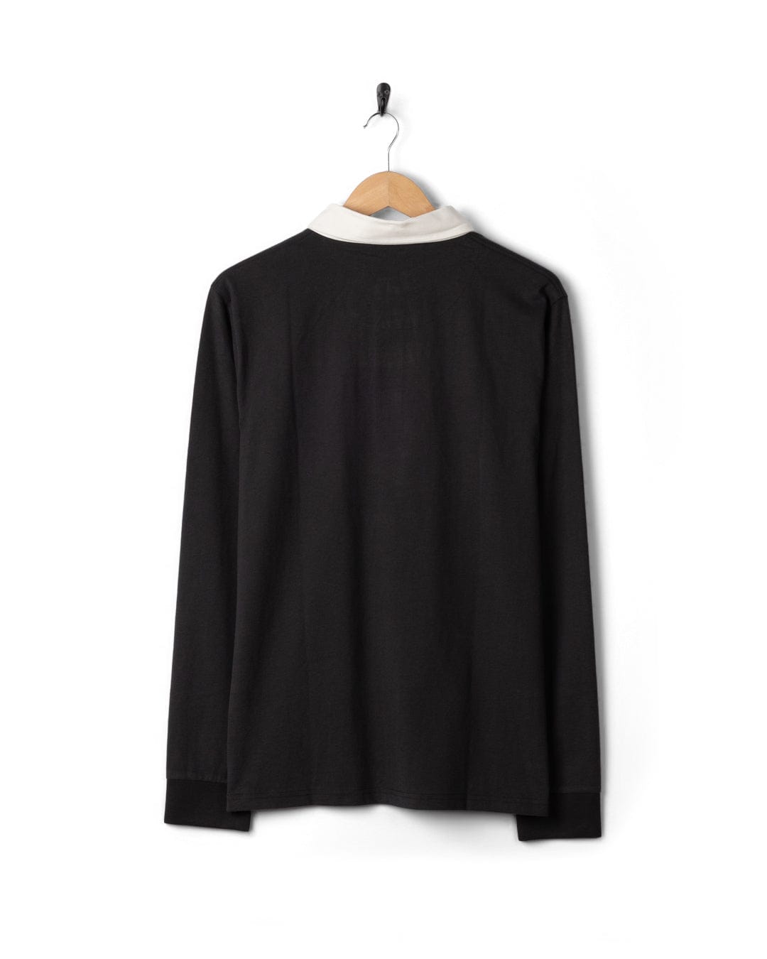 Rugby Field Notes - Mens Long Sleeve T-Shirt - Dark Grey