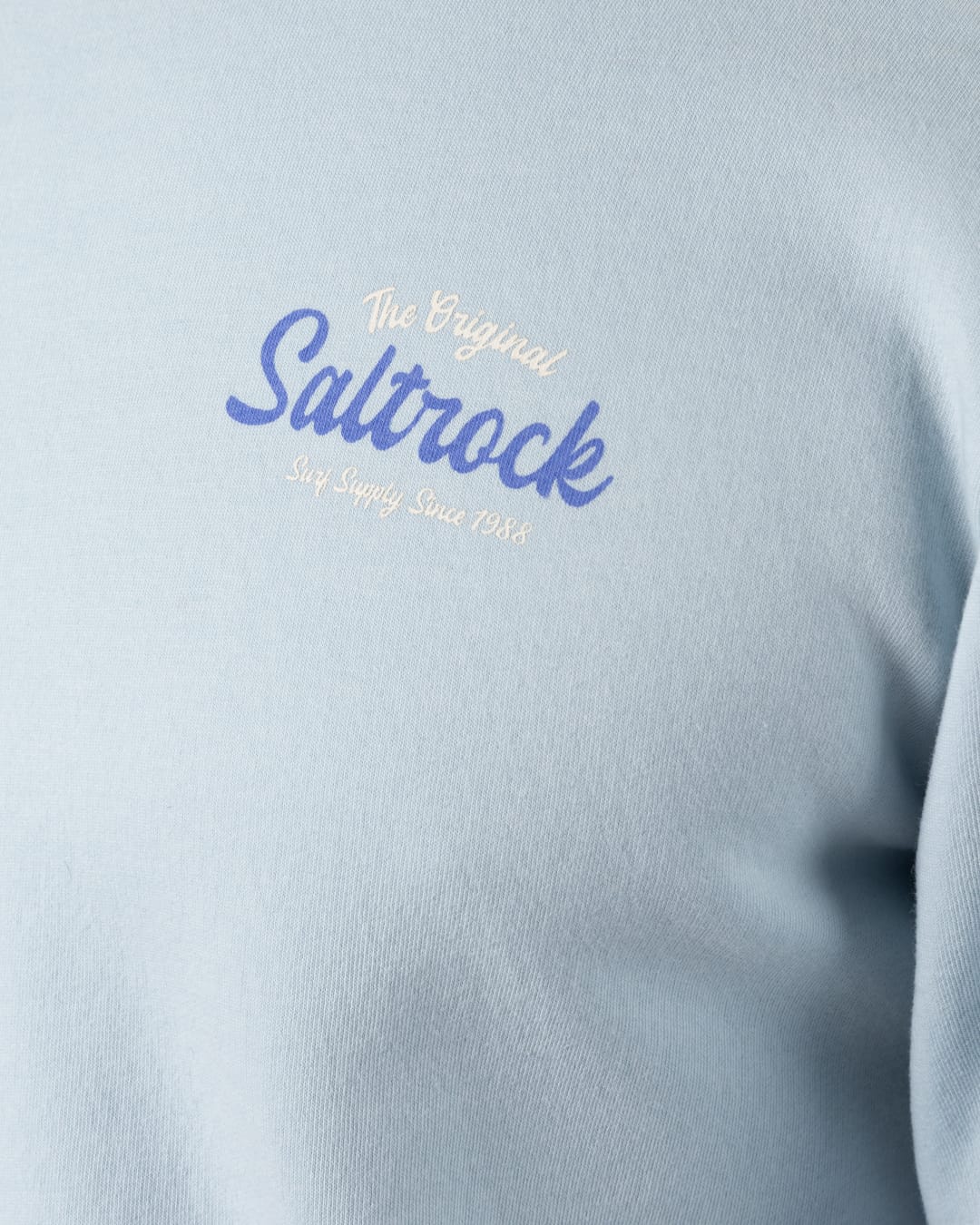 Postcard Sweatshirt in Light Blue