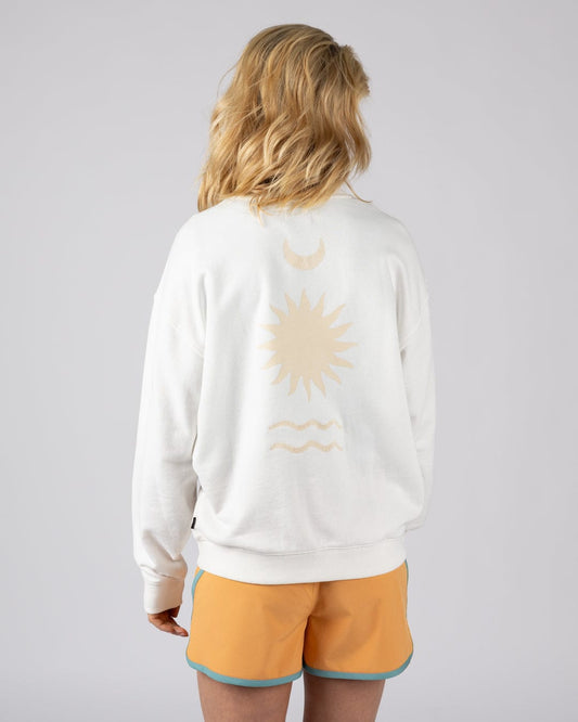 Equinox - Womens Oversized Sweatshirt - Cream