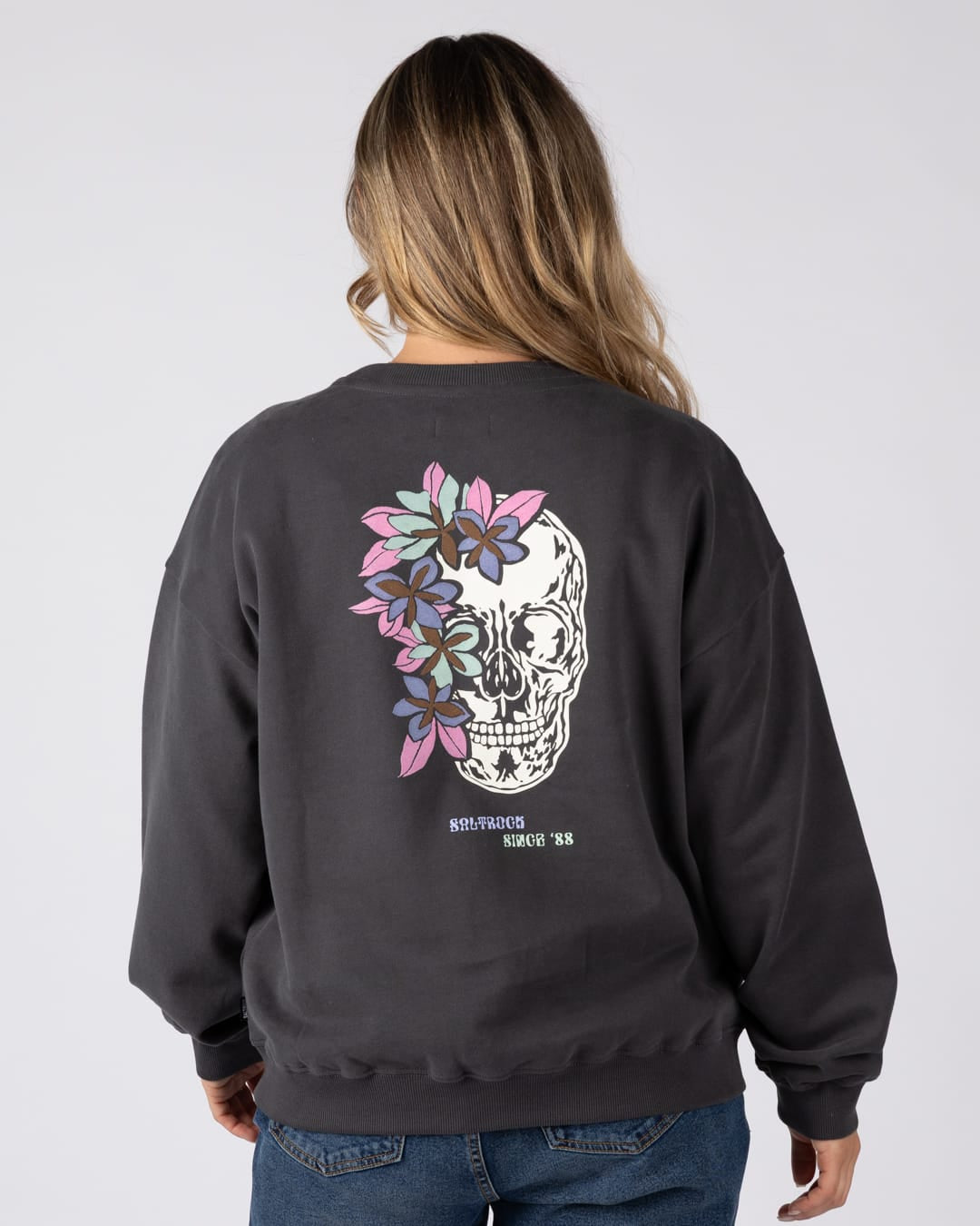 Calavera - Oversized Sweat - DARK GREY