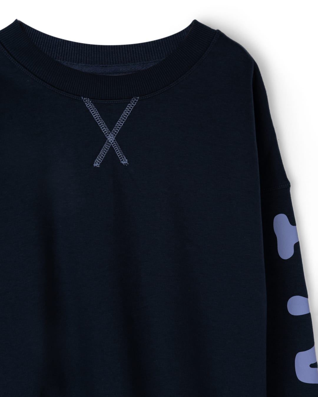 Wave Set Kids Oversized Sweatshirt in Blue