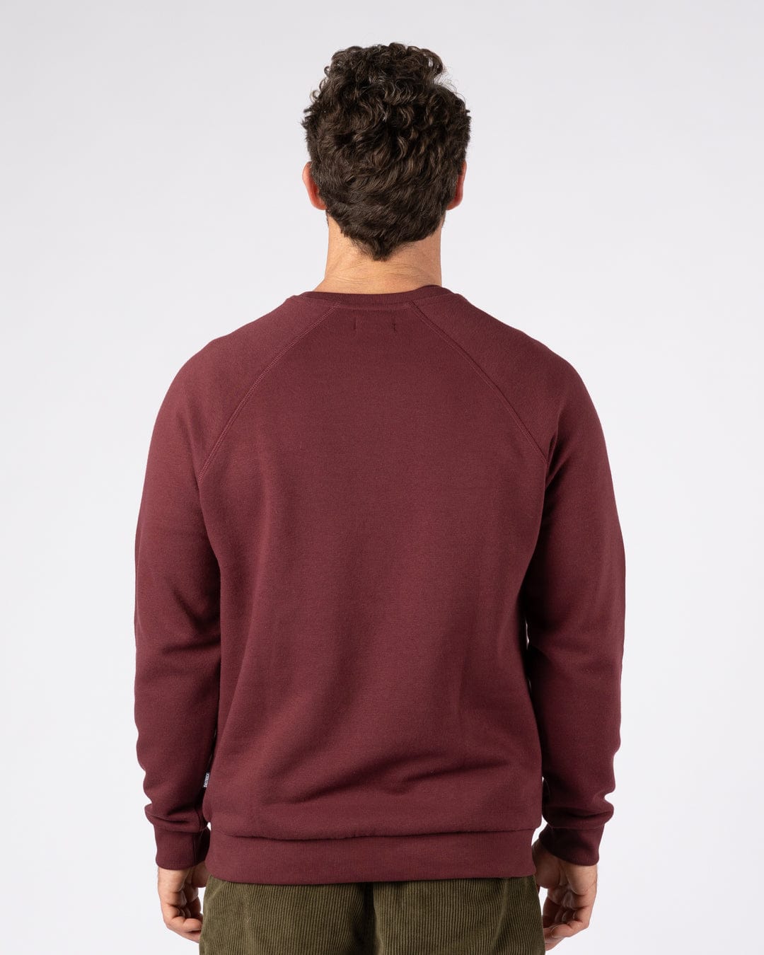 Pitcher Embroidery -  Mens Sweat Shirt - Dark Purple