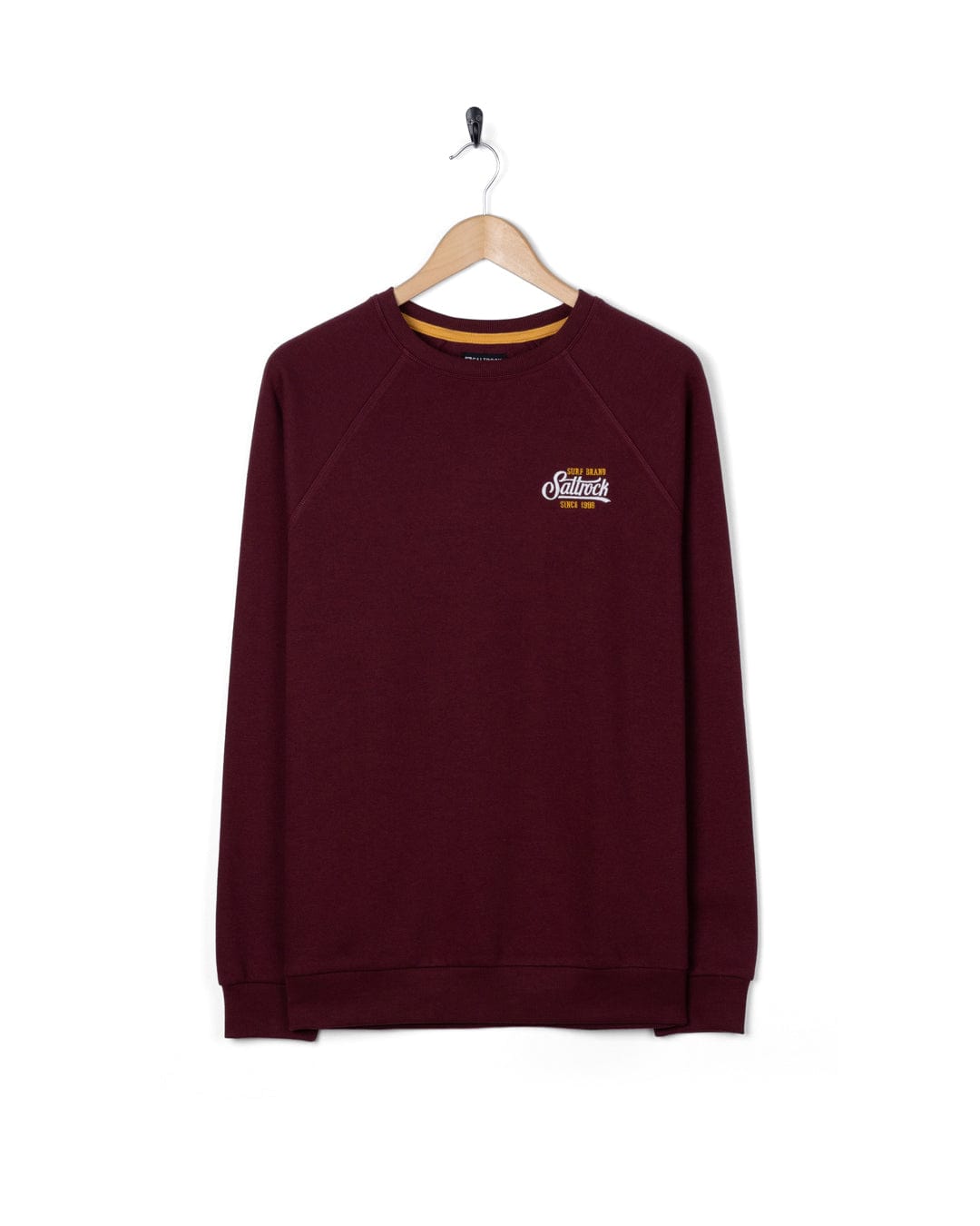 Pitcher Embroidery -  Mens Sweat Shirt - Dark Purple