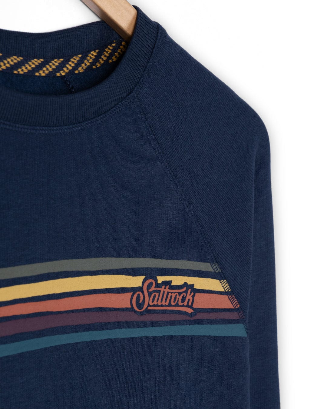 Torn Stripe - Sweat Shirt - Blue