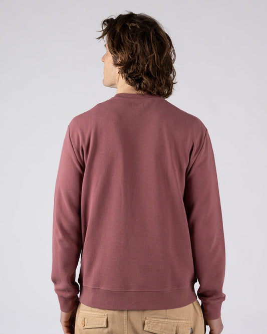 Trail Badge  - Mens Sweatshirt - Dark Pink