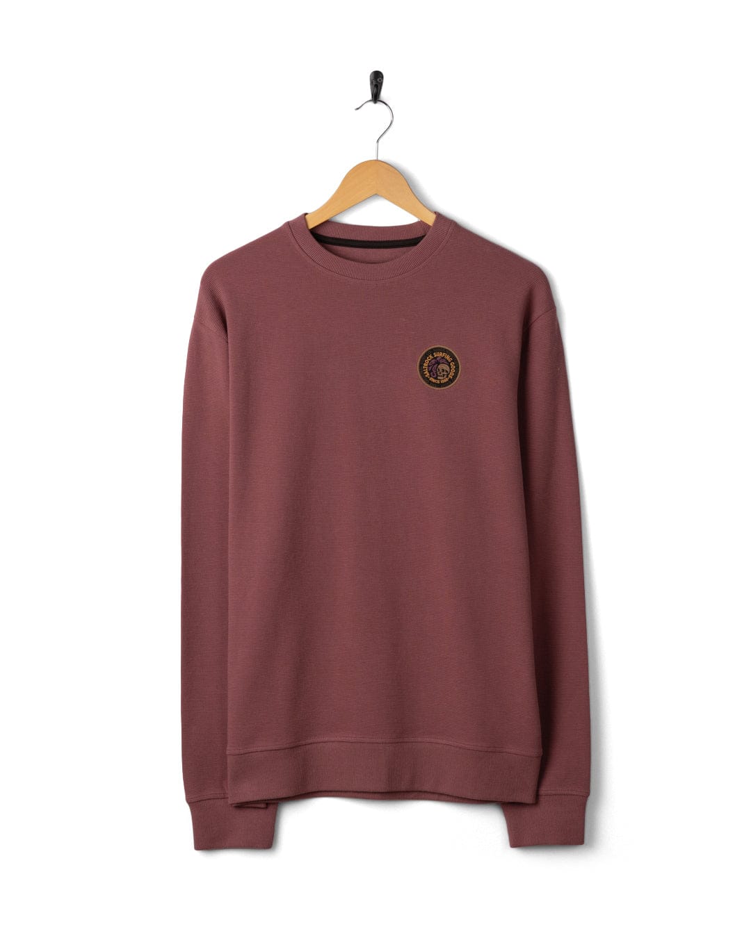 Trail Badge  Mens Sweatshirt in Dark Pink