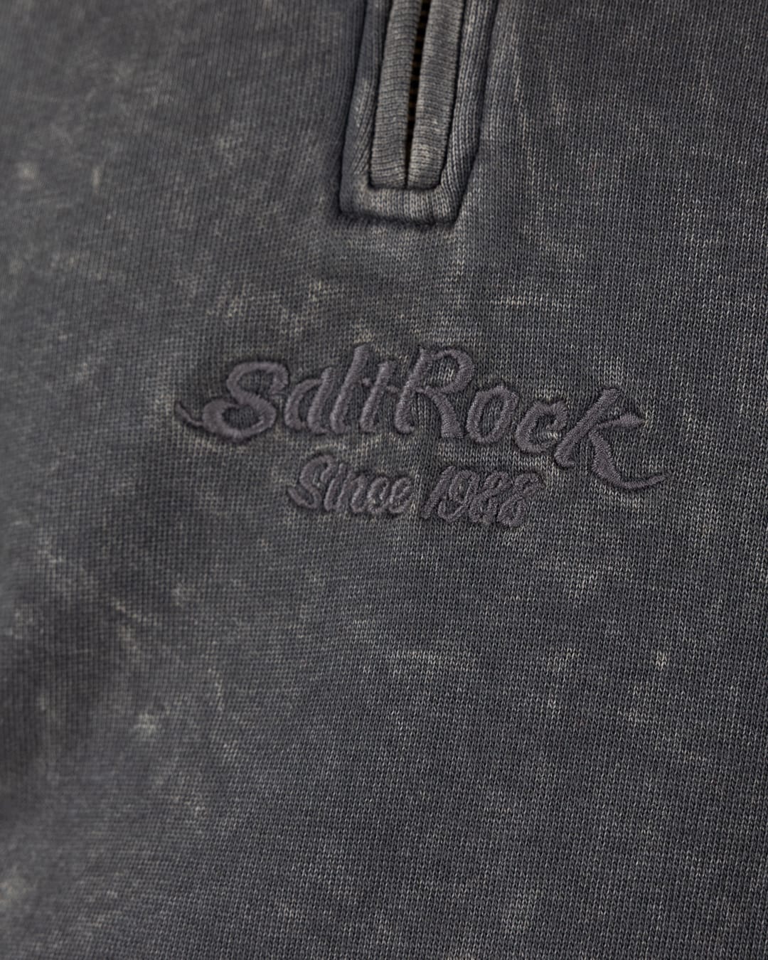 Heritage Wraith Mens 1/4 Zip Sweatshirt in Dark Grey