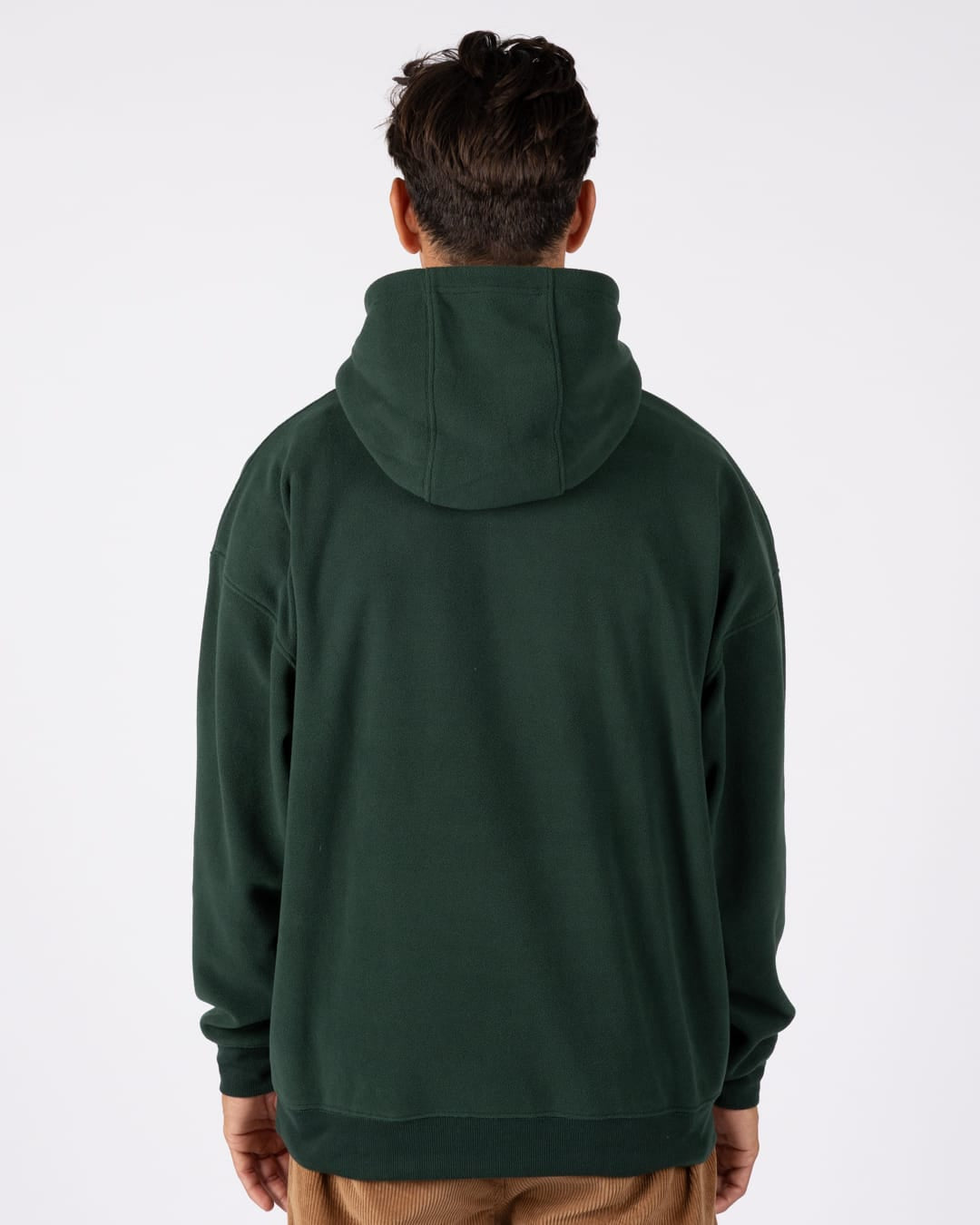 Heritage Rockies Mens Oversized Fleece in Dark Green