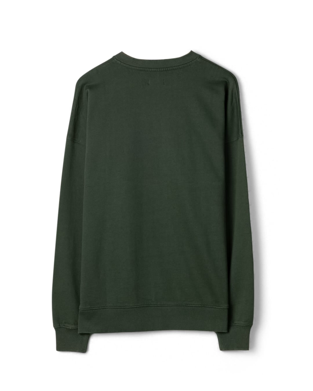 Heritage Mens Oval Badge Oversized Sweatshirt In Dark Green