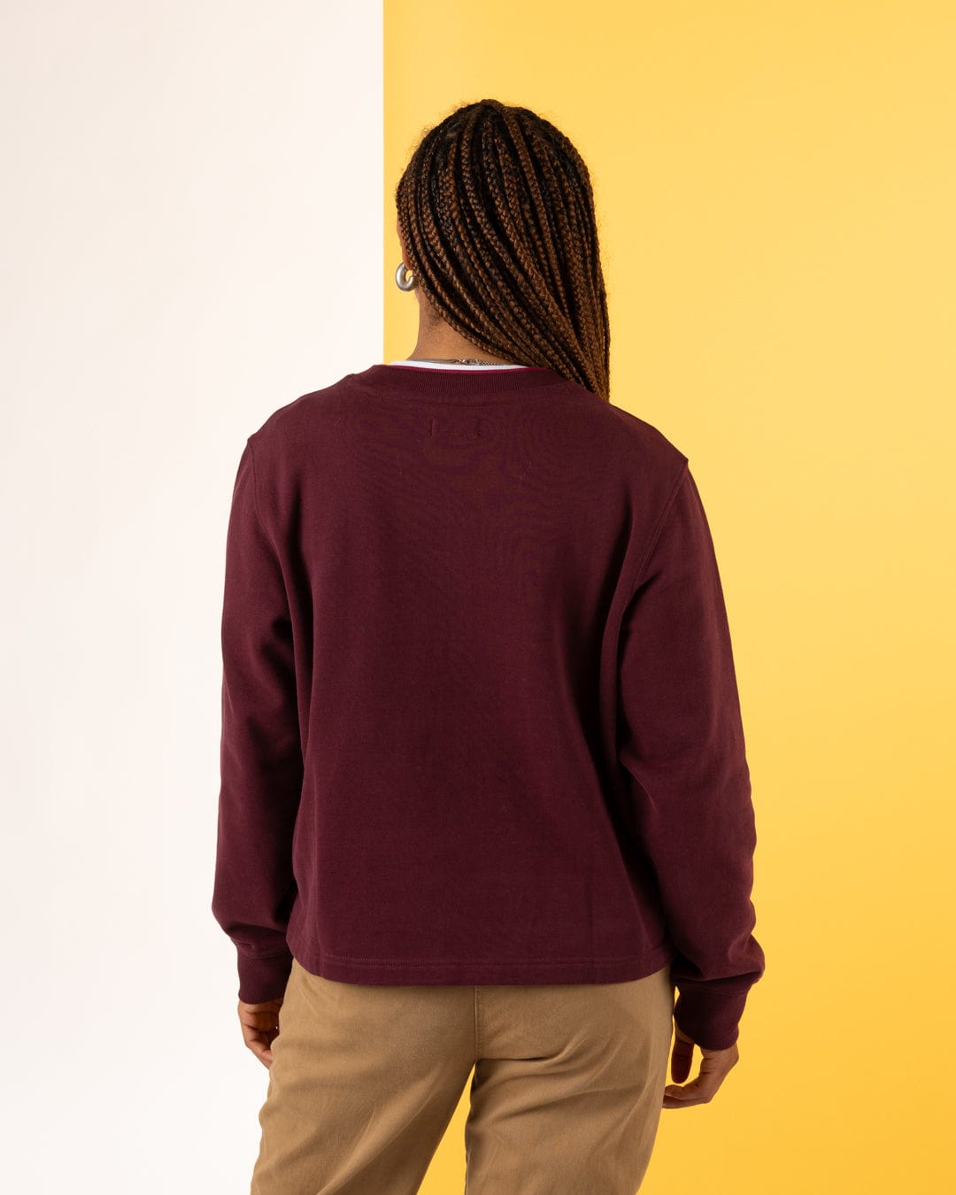 Trader - Womens Sweat Shirt - Purple