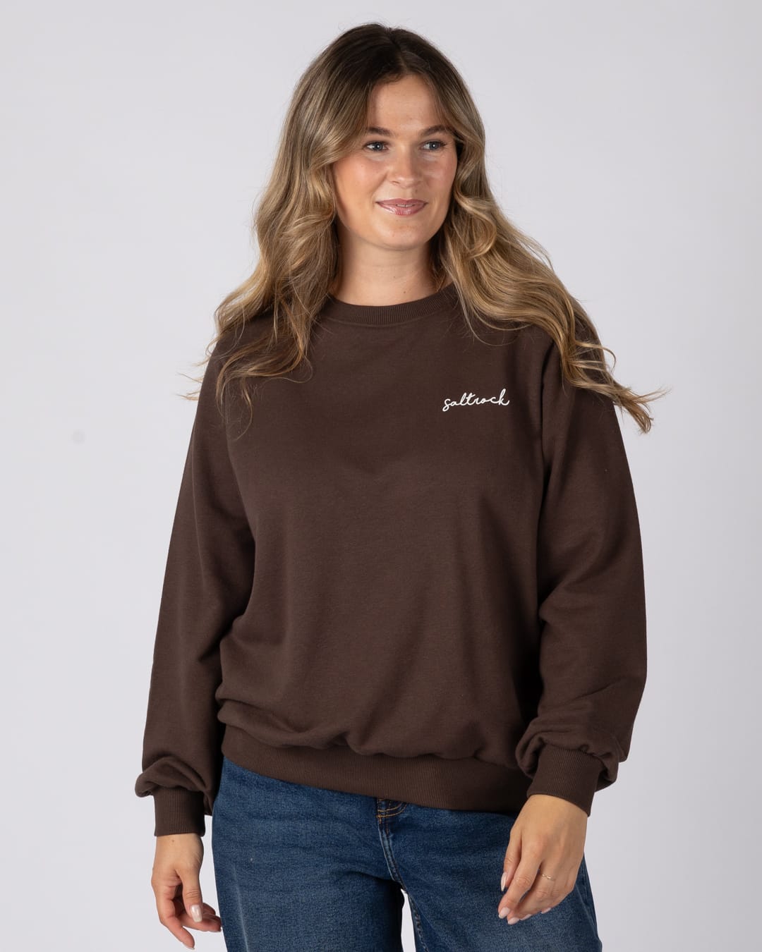 Essential Womens Sweatshirt in Brown
