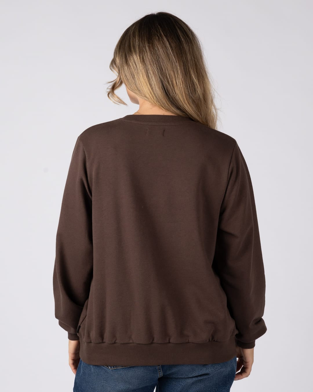 Essential Womens Sweatshirt in Brown