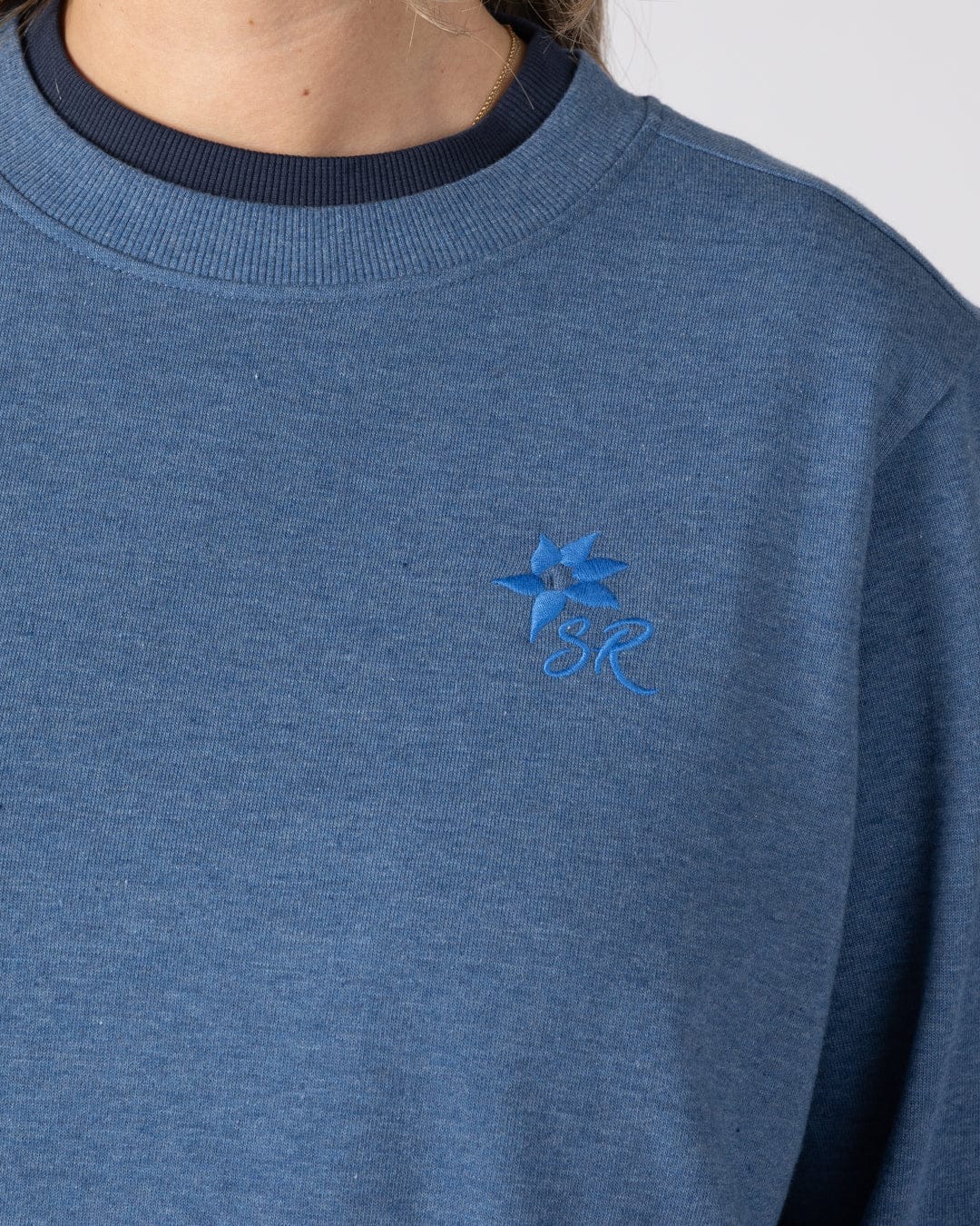 Austol Womens Sweatshirt in Bright Blue