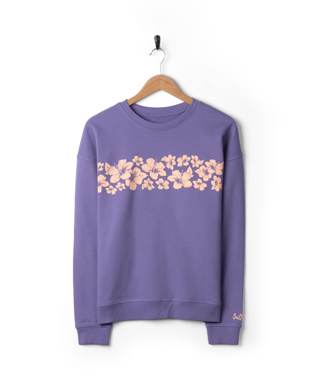 Hebe Womens Sweatshirt in Purple