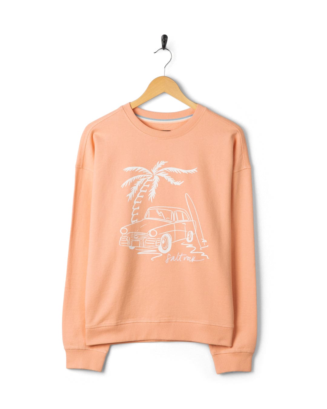 Driver - Womens Oversized Sweat Top - Orange