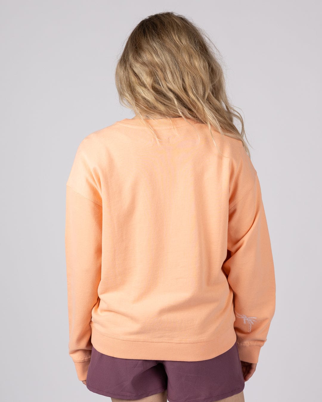 Driver - Womens Oversized Sweat Top - Orange