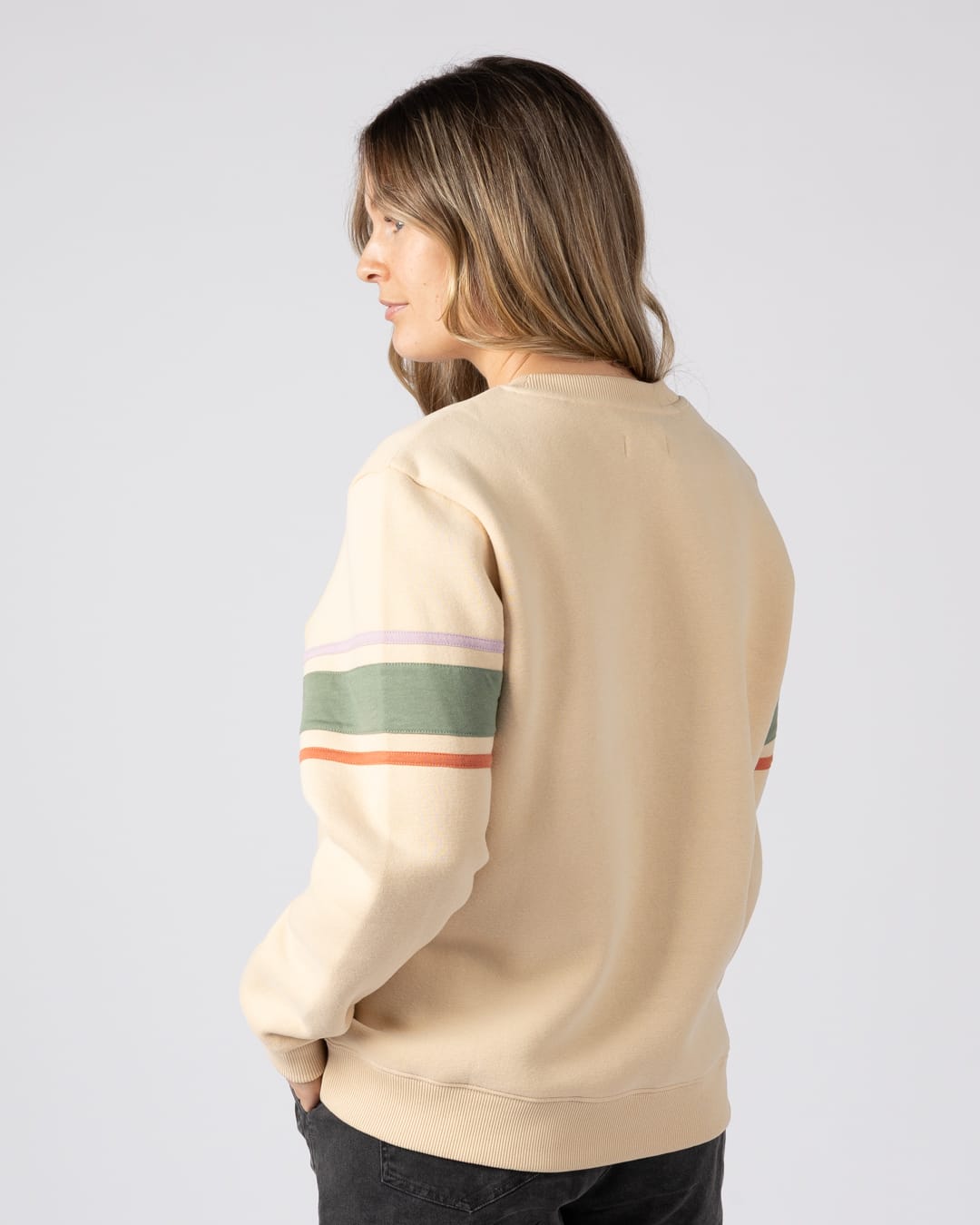Links Womens Sweatshirt in Cream