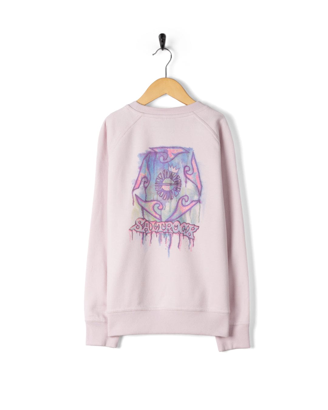 Wave Running - Kids Sweatshirt - Purple