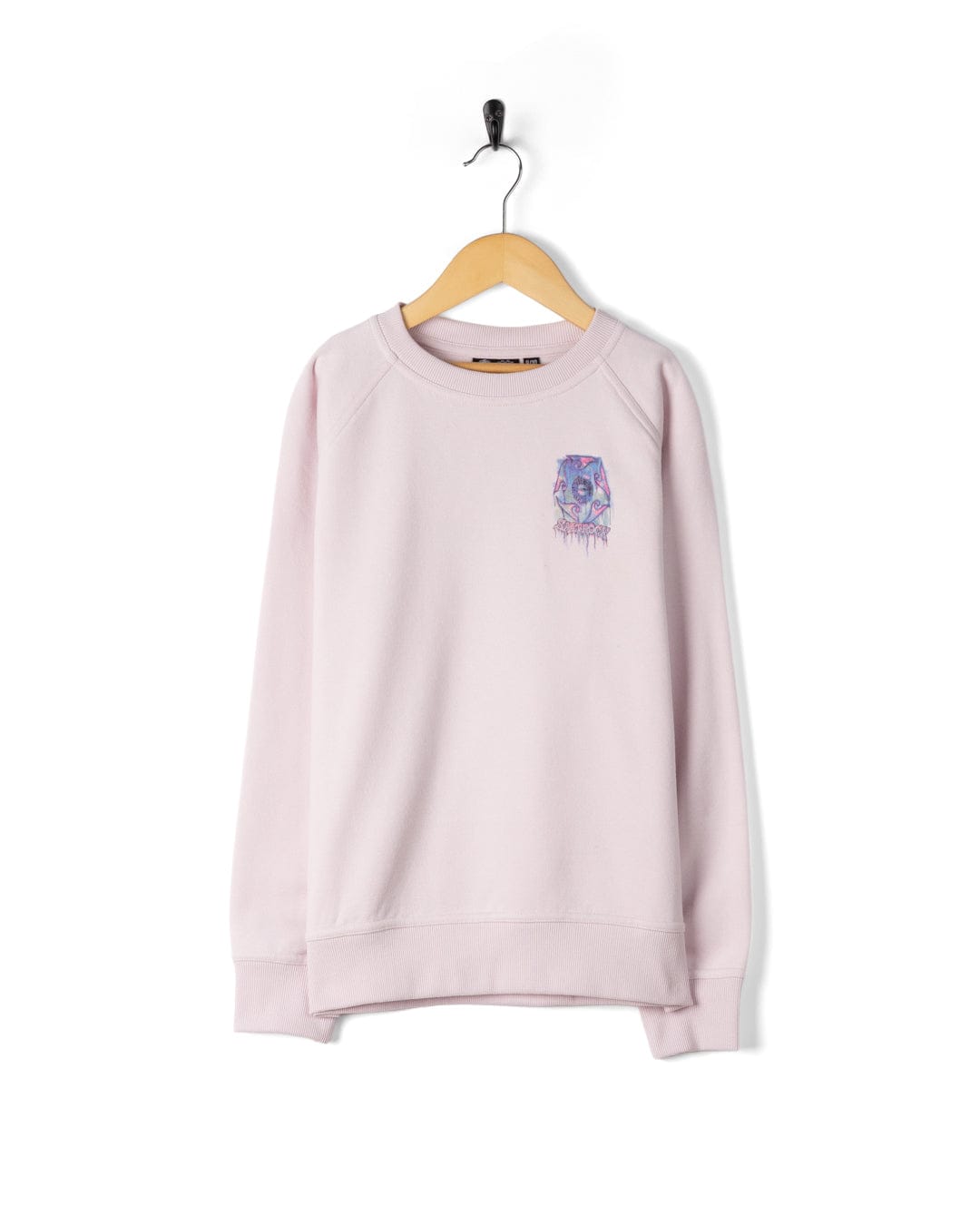 Wave Running - Kids Sweatshirt - Purple