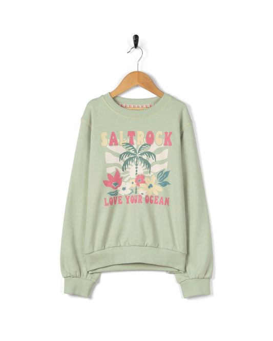 Sun Daze - Kids Sweatshirt - Light Green