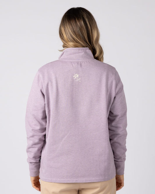 Carissa Womens Sweatshirt in Purple