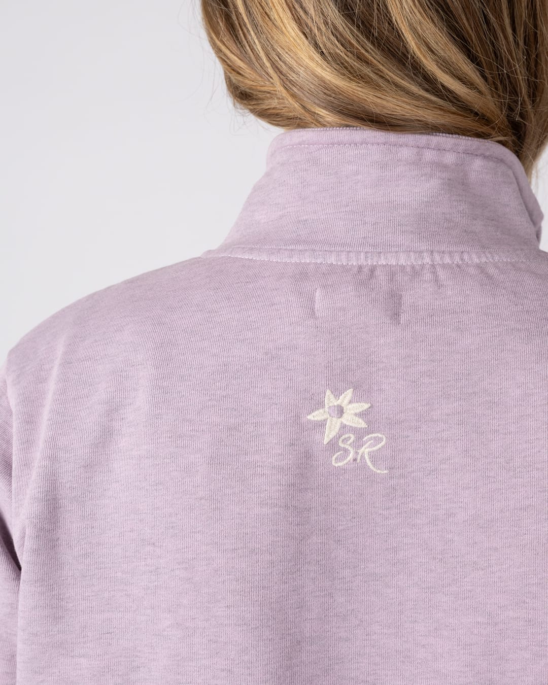 Carissa Womens Sweatshirt in Purple