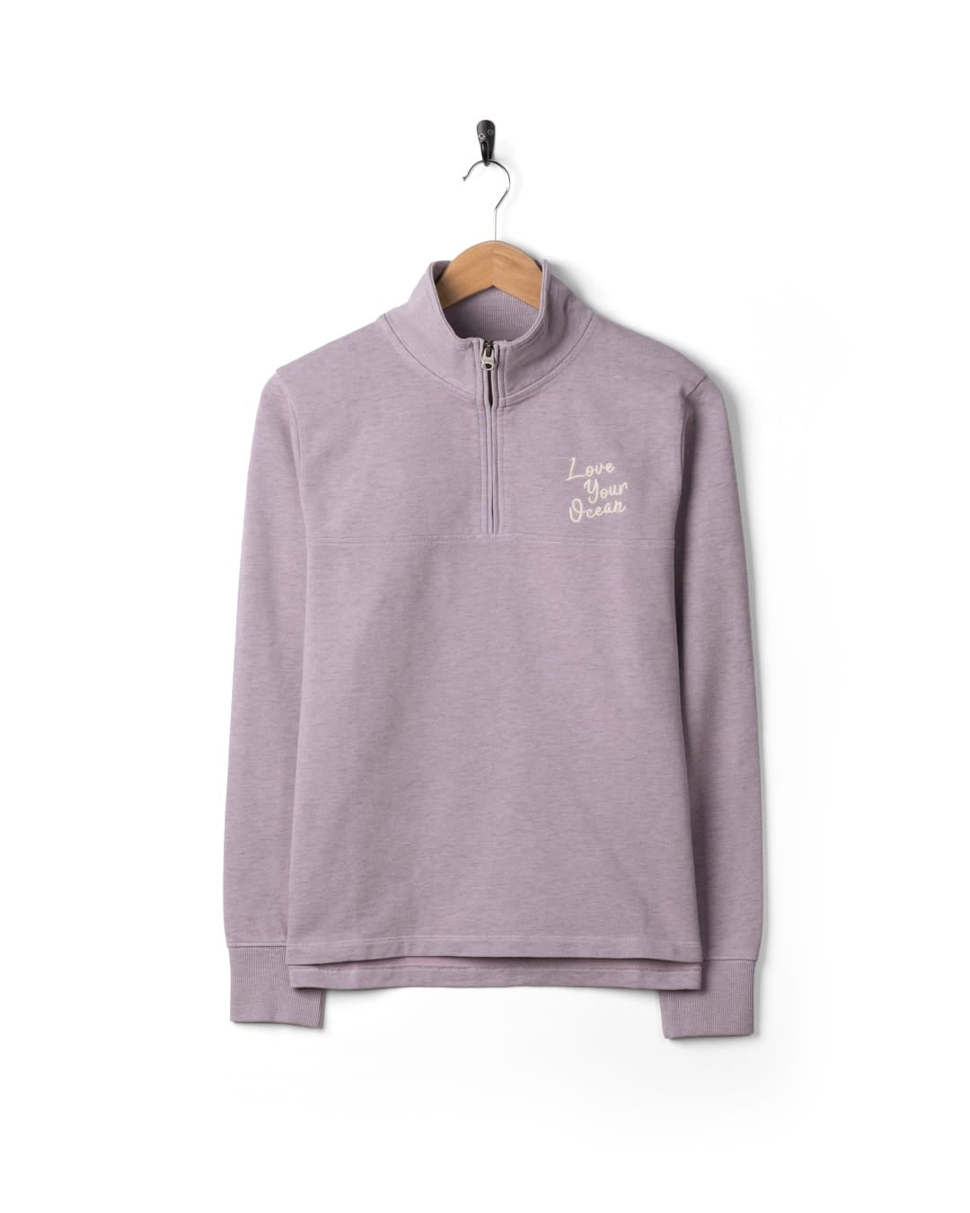 Carissa Womens Sweatshirt in Purple