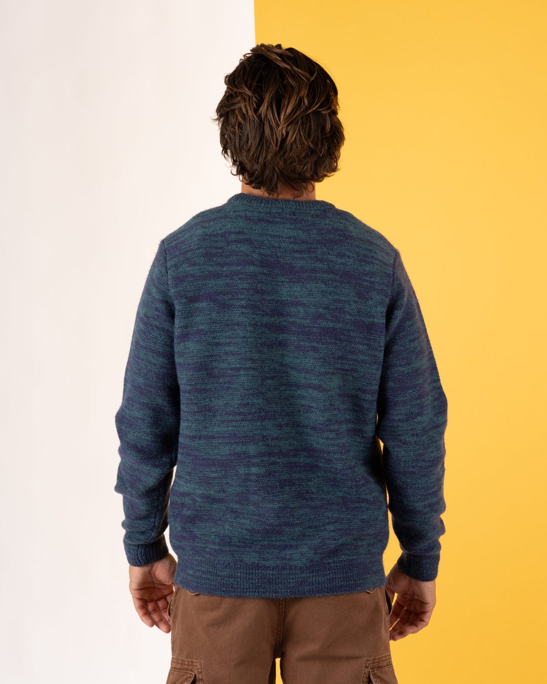 Reader - Mens Knitted Jumper - Blue