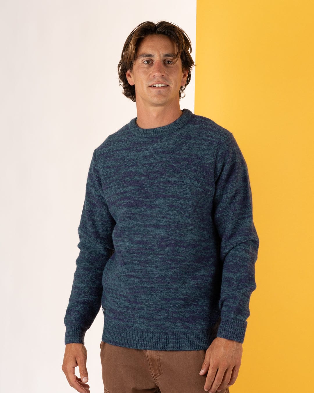 Reader - Mens Knitted Jumper - Blue