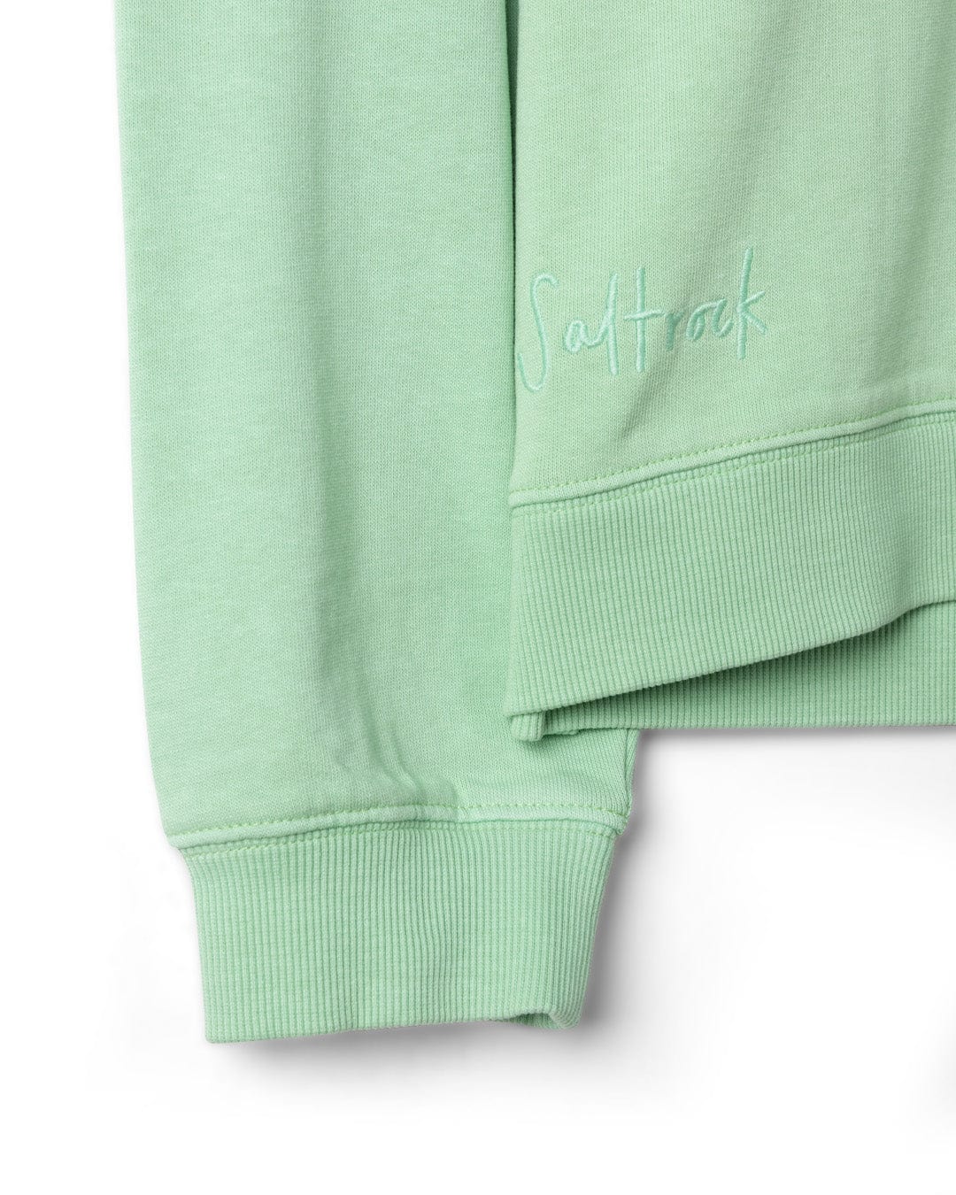 Penny - Womens V-Neck Sweatshirt - Light Green