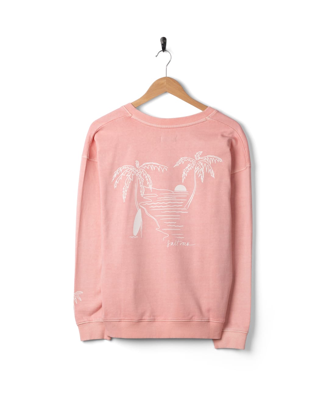 Saltwater Womens Sweatshirt in Pink