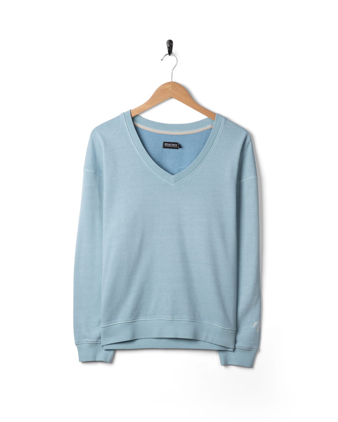 Saltwater Womens Sweat Top in Light Blue