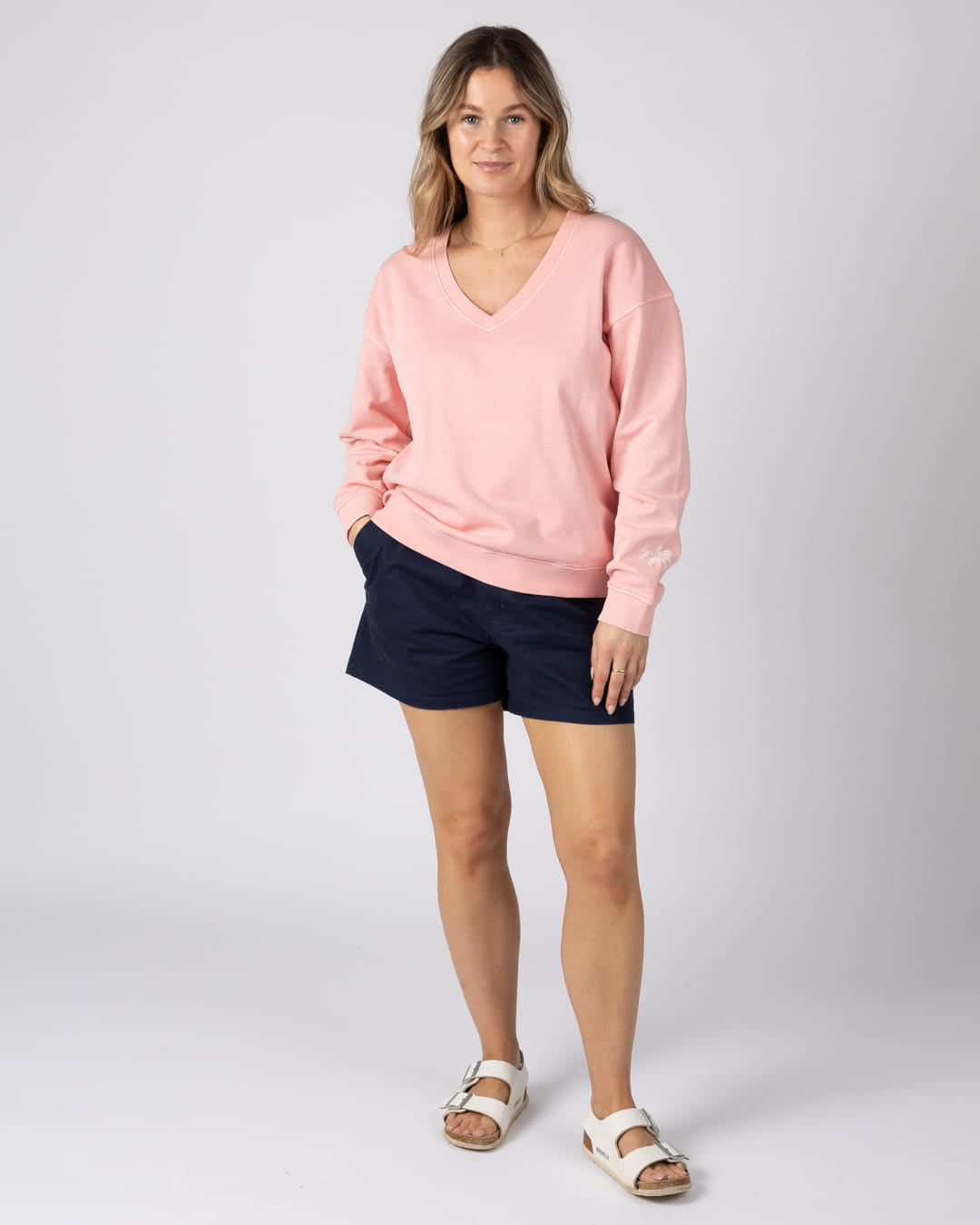 Saltwater Womens Sweatshirt in Pink