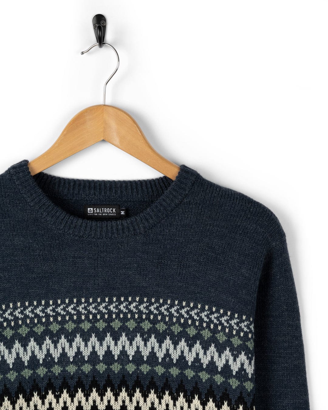 Rolo - Mens Knitted Jumper - Blue