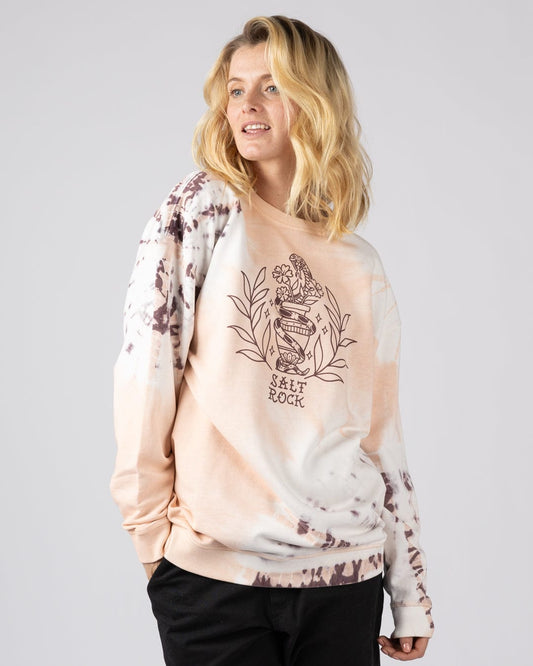 Yesterdays Youth - Womens Oversized Sweatshirt - Orange