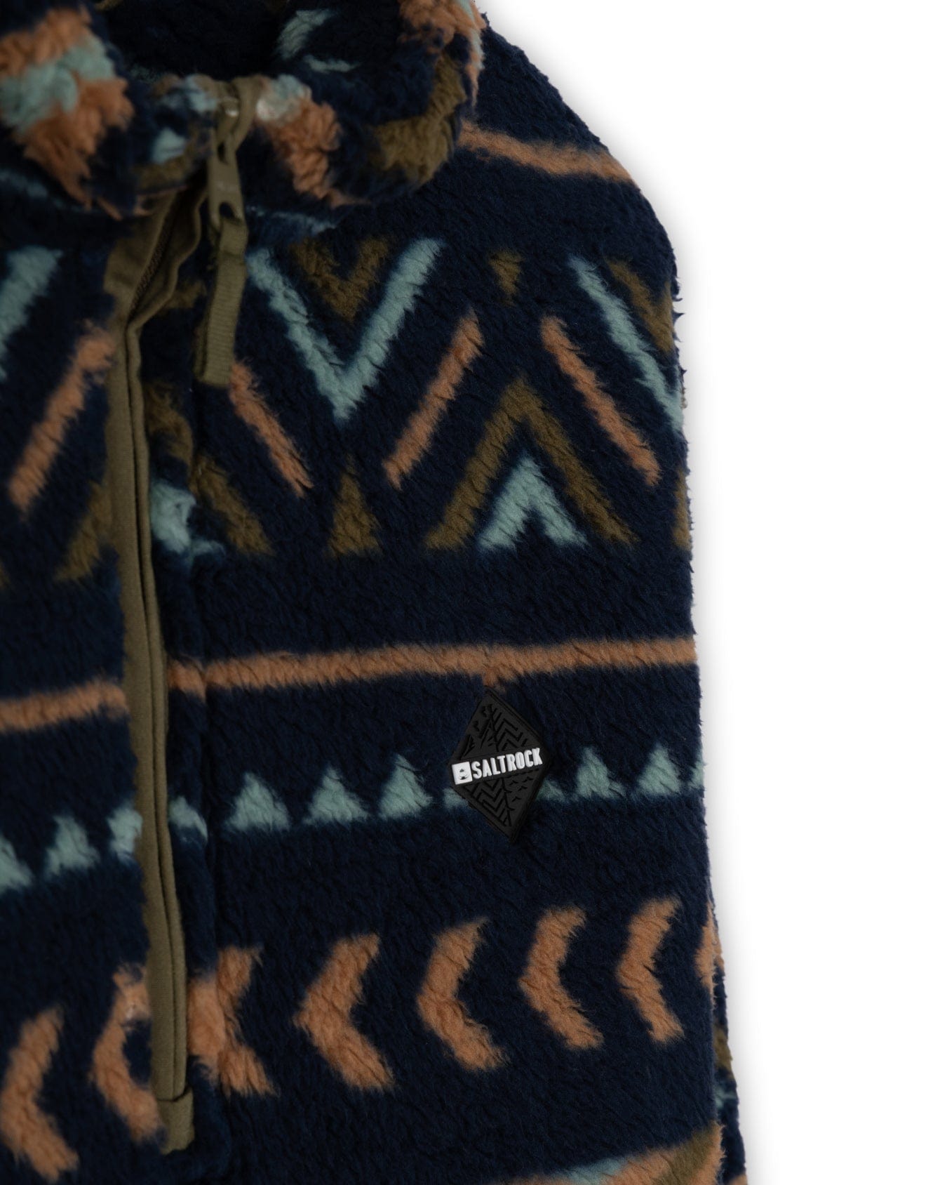Flannigan - Mens 1/4 Neck Fleece - Navy
