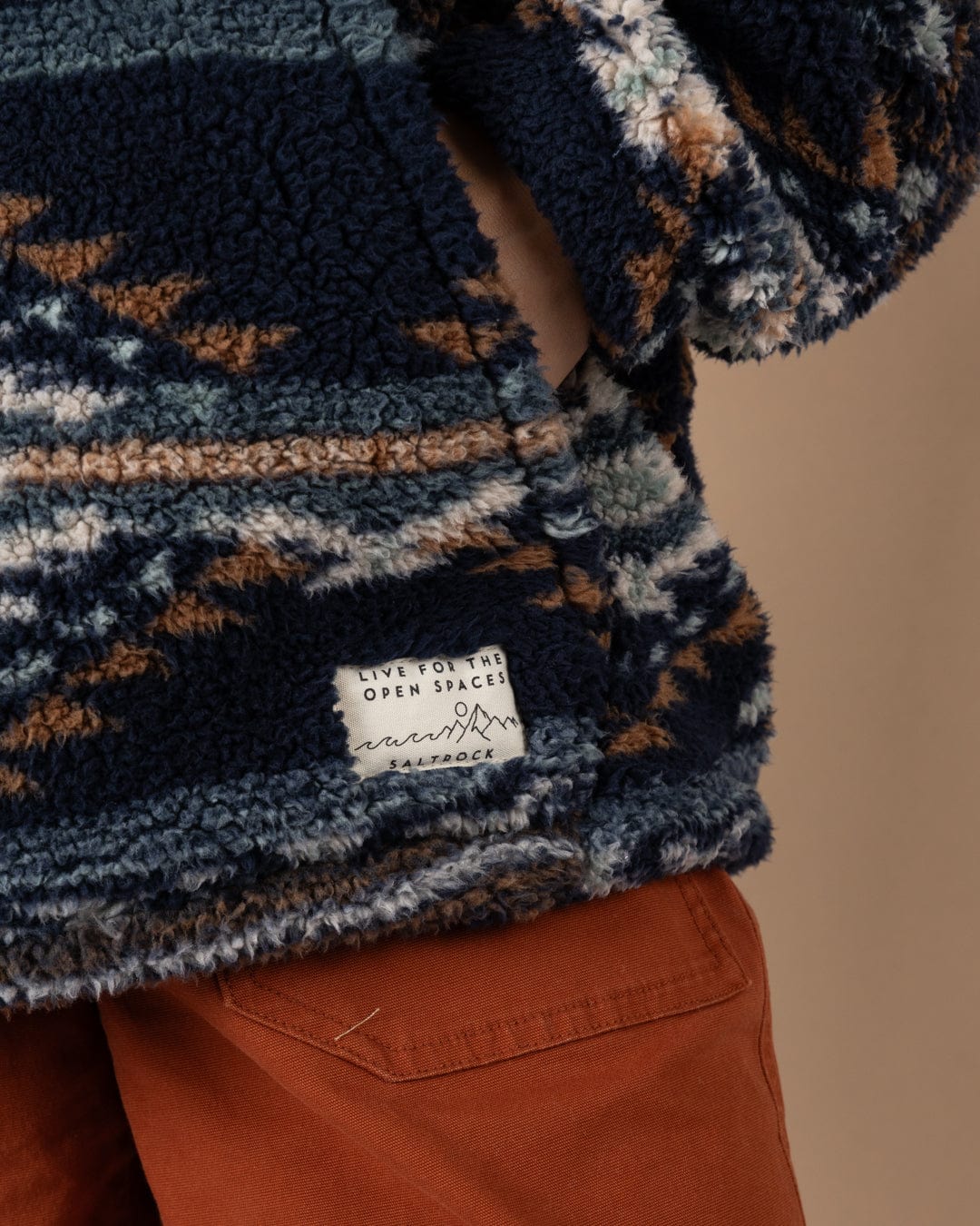 Peninsula Aztec - Womens 1/4 Neck Fleece - Multi