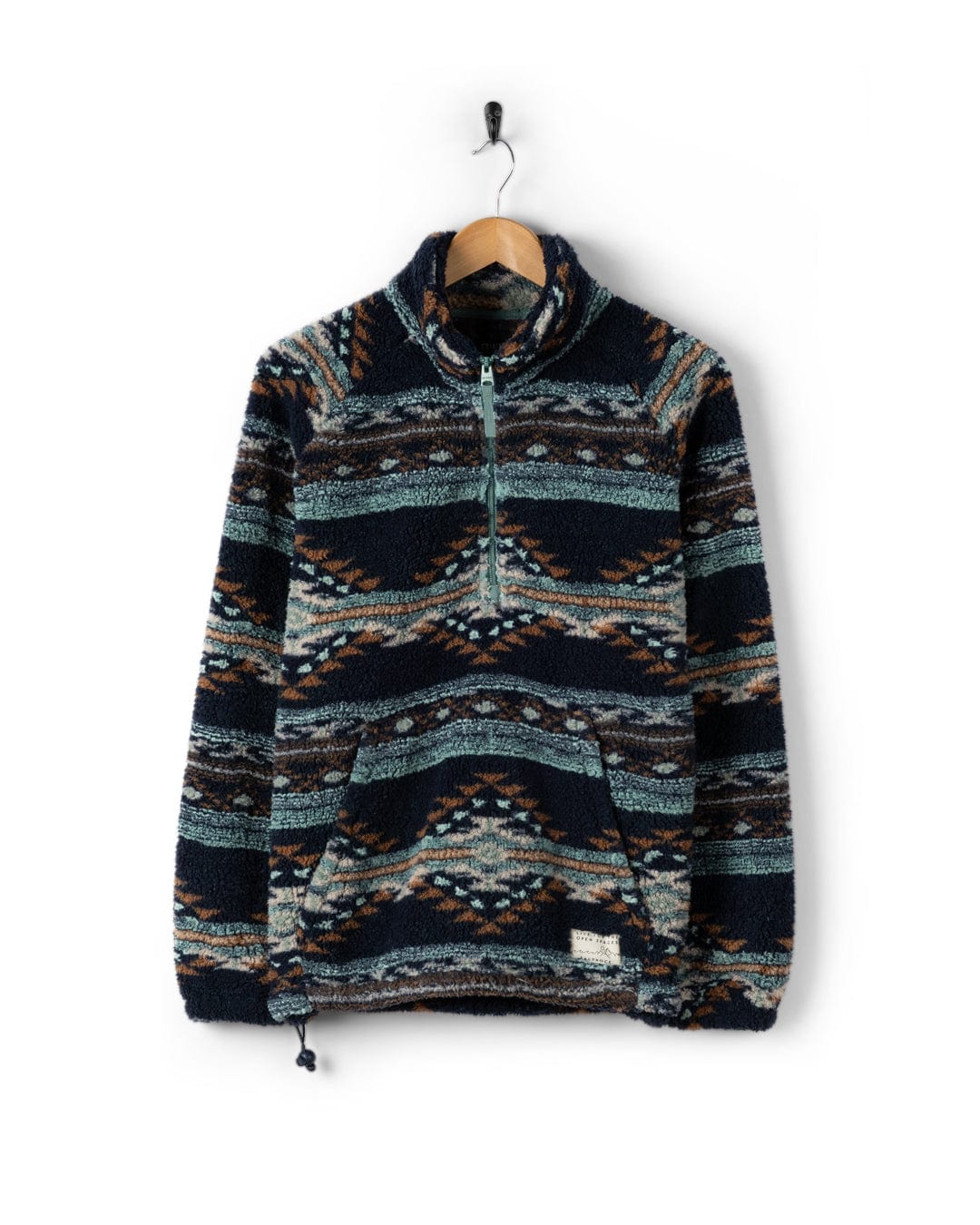 Peninsula Aztec - Womens 1/4 Neck Fleece - Multi