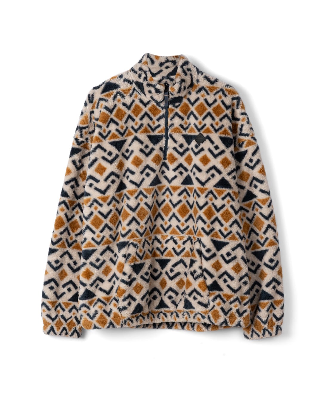 Noah Aztec Mens Oversized Teddy Fleece in Multi