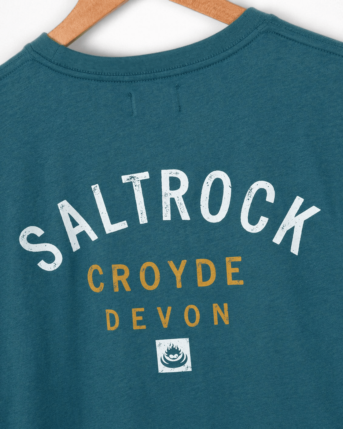 Location Croyde Mens T-Shirt in Teal