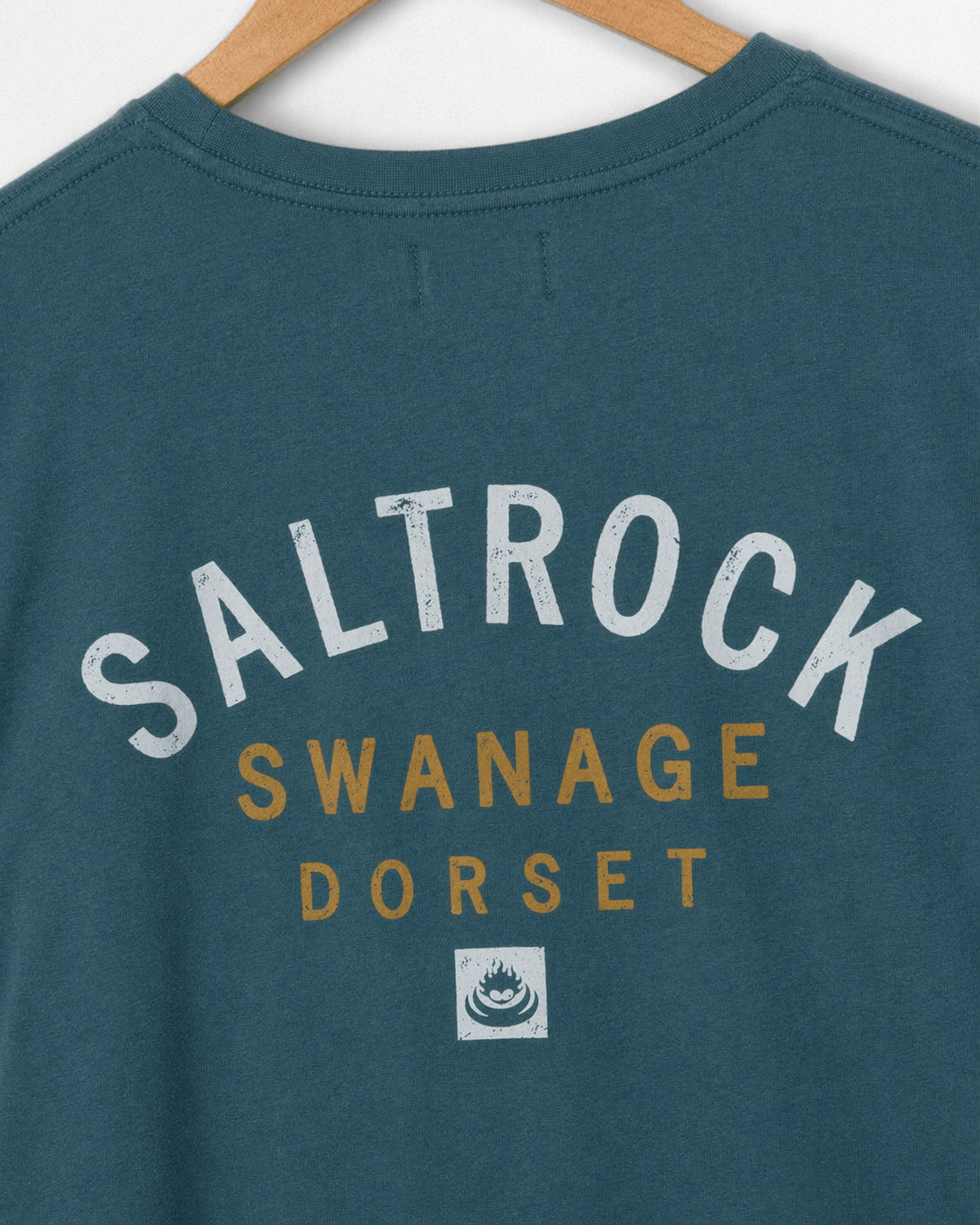 Location Swanage Mens T-Shirt in Teal