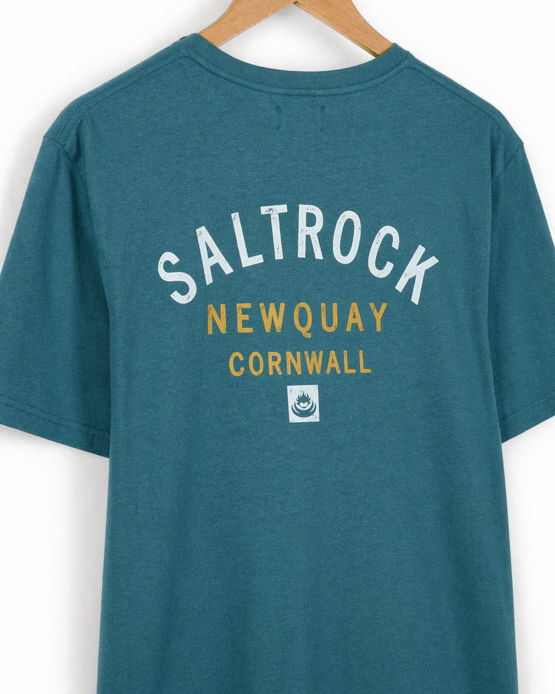 Location Newquay Mens T-Shirt in Teal